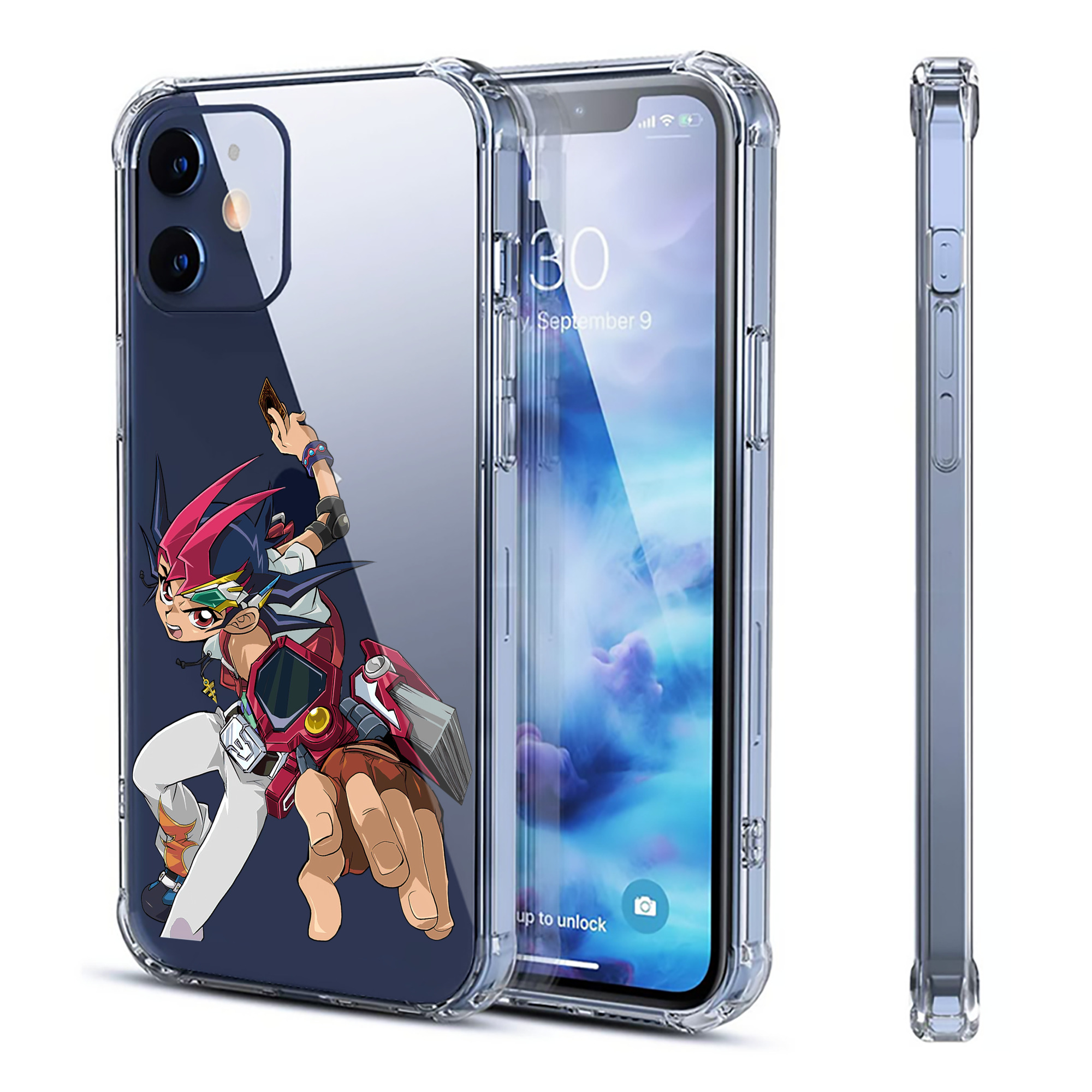 （画像用） 遊☆戯☆王 Yu-Gi-Oh! 【iPhone 12シリーズ対応】透明スマホケース（クリアソフトケース）